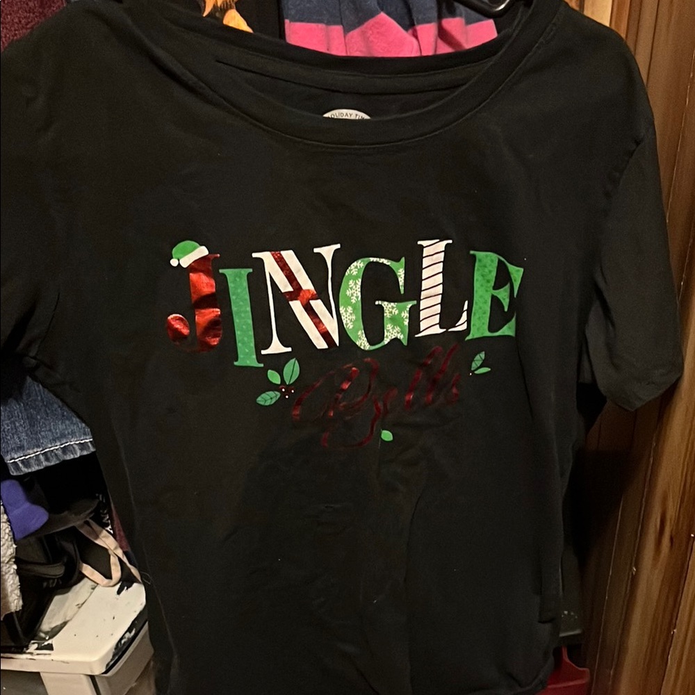 Black Jingle Kids T-Shirt